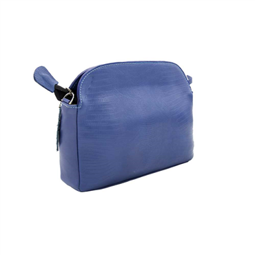 کیف دوشی چرم زنانه آبی